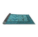 Sideview of Oriental Light Blue Industrial Rug, urb1650lblu