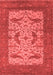 Oriental Red Industrial Area Rugs