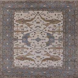 Square Machine Washable Industrial Modern Rosy Brown Pink Rug, wshurb1650