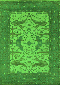 Oriental Green Industrial Rug, urb1650grn