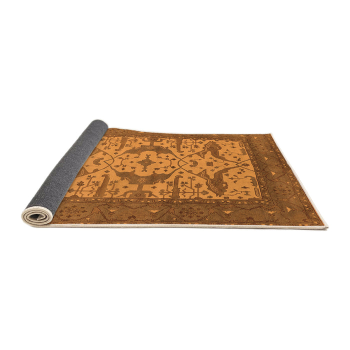 Sideview of Oriental Orange Industrial Rug, urb1650org
