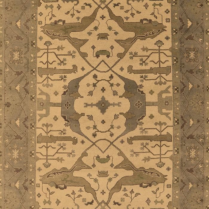 Oriental Brown Industrial Rug, urb1651brn