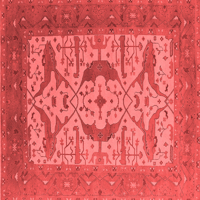 Oriental Red Industrial Rug, urb1651red