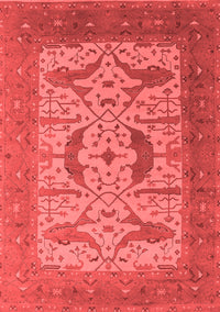 Oriental Red Industrial Rug, urb1651red