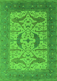 Oriental Green Industrial Rug, urb1651grn