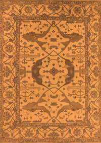 Oriental Orange Industrial Rug, urb1652org