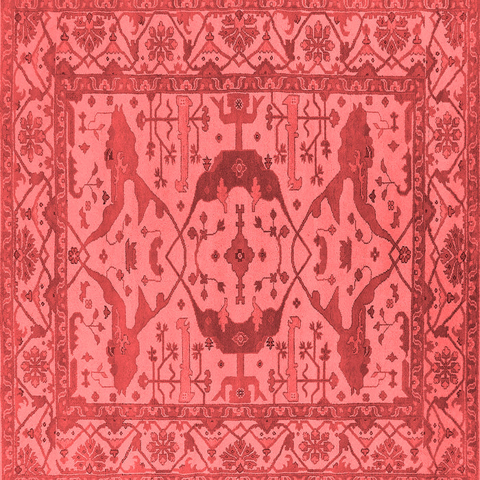 Oriental Red Industrial Rug, urb1652red