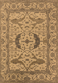 Oriental Brown Industrial Rug, urb1652brn