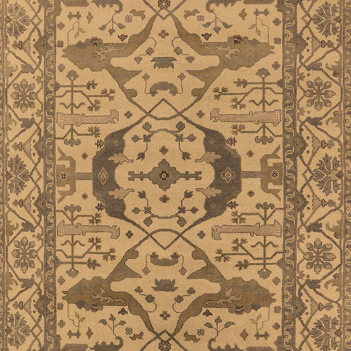 Oriental Brown Industrial Rug, urb1652brn