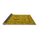 Sideview of Oriental Yellow Industrial Rug, urb1652yw