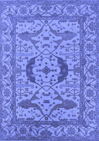 Oriental Blue Industrial Rug, urb1652blu