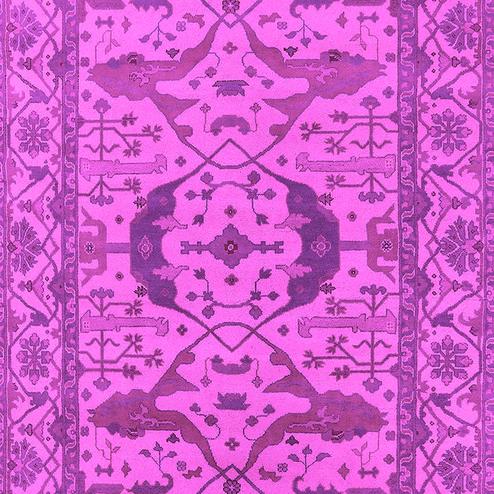Machine Washable Oriental Pink Industrial Rug, wshurb1652pnk