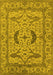 Oriental Yellow Industrial Rug, urb1652yw