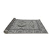 Sideview of Oriental Gray Industrial Rug, urb1652gry