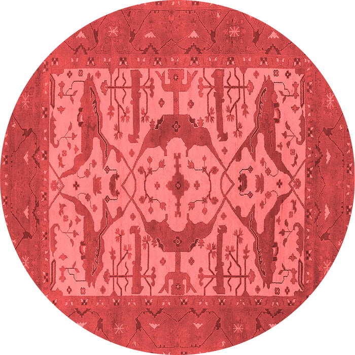 Oriental Red Industrial Rug, urb1653red