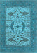 Oriental Light Blue Industrial Rug, urb1653lblu