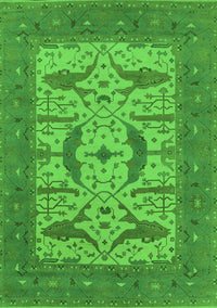 Oriental Green Industrial Rug, urb1653grn