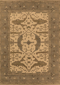 Oriental Brown Industrial Rug, urb1653brn