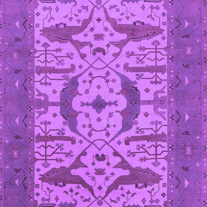 Machine Washable Oriental Purple Industrial Area Rugs, wshurb1653pur