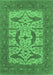 Oriental Emerald Green Industrial Rug, urb1653emgrn