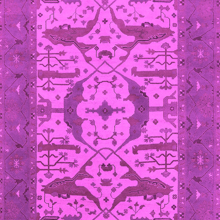 Machine Washable Oriental Pink Industrial Rug, wshurb1653pnk