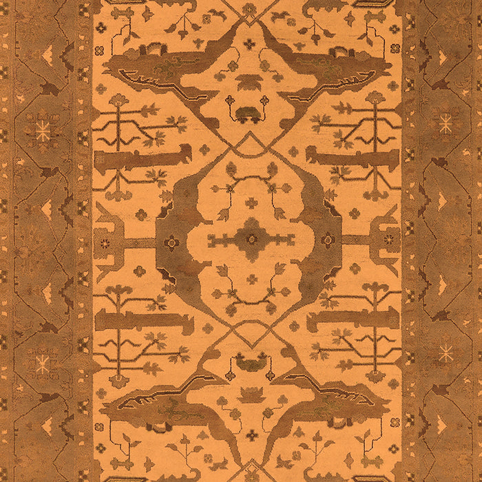 Oriental Orange Industrial Rug, urb1653org