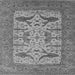 Square Oriental Gray Industrial Rug, urb1654gry