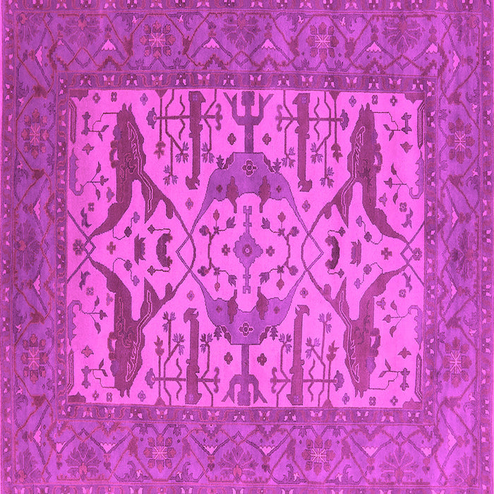 Square Oriental Pink Industrial Rug, urb1654pnk