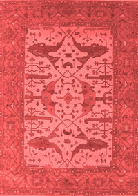 Oriental Red Industrial Rug, urb1654red