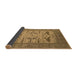 Sideview of Oriental Brown Industrial Rug, urb1654brn