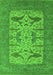 Oriental Green Industrial Rug, urb1654grn