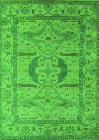 Oriental Green Industrial Rug, urb1655grn