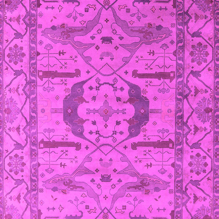 Machine Washable Oriental Pink Industrial Rug, wshurb1655pnk