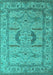 Oriental Turquoise Industrial Rug, urb1655turq