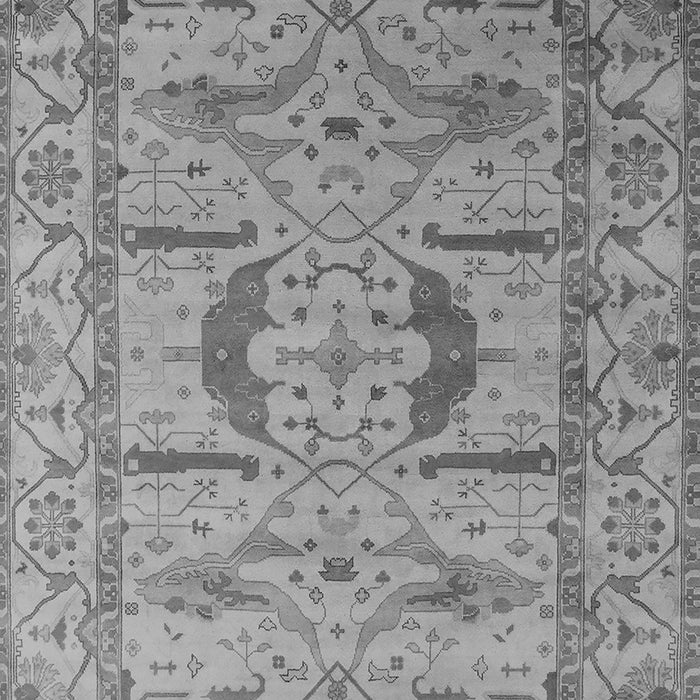 Machine Washable Oriental Gray Industrial Rug, wshurb1655gry