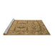 Sideview of Machine Washable Oriental Brown Industrial Rug, wshurb1655brn