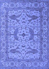 Oriental Blue Industrial Rug, urb1656blu