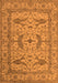 Machine Washable Oriental Orange Industrial Area Rugs, wshurb1656org