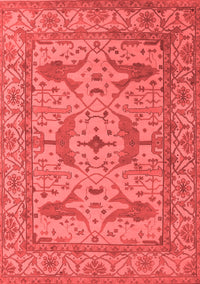 Oriental Red Industrial Rug, urb1656red