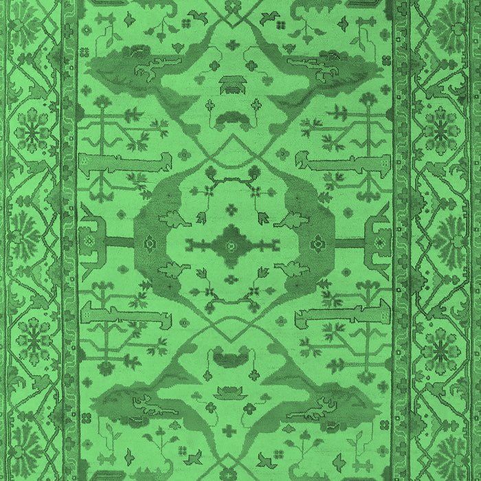 Oriental Emerald Green Industrial Rug, urb1656emgrn