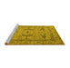 Sideview of Machine Washable Oriental Yellow Industrial Rug, wshurb1656yw