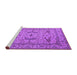 Sideview of Machine Washable Oriental Purple Industrial Area Rugs, wshurb1656pur