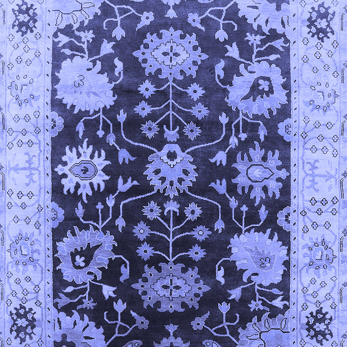 Oriental Blue Industrial Rug, urb1657blu