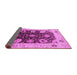 Sideview of Oriental Pink Industrial Rug, urb1657pnk