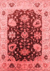 Oriental Red Industrial Rug, urb1657red