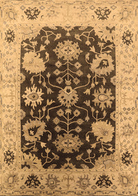 Oriental Brown Industrial Rug, urb1657brn