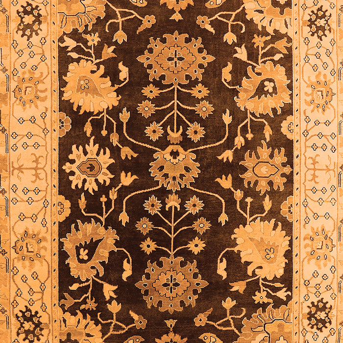 Oriental Orange Industrial Rug, urb1658org