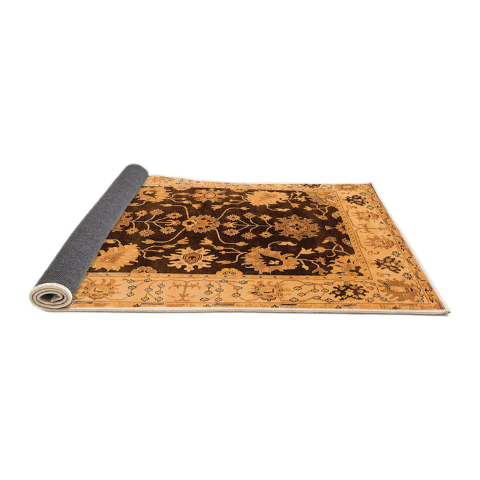 Sideview of Oriental Orange Industrial Rug, urb1658org