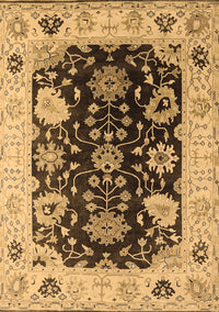 Oriental Brown Industrial Rug, urb1658brn