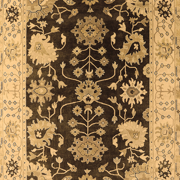 Oriental Brown Industrial Rug, urb1658brn